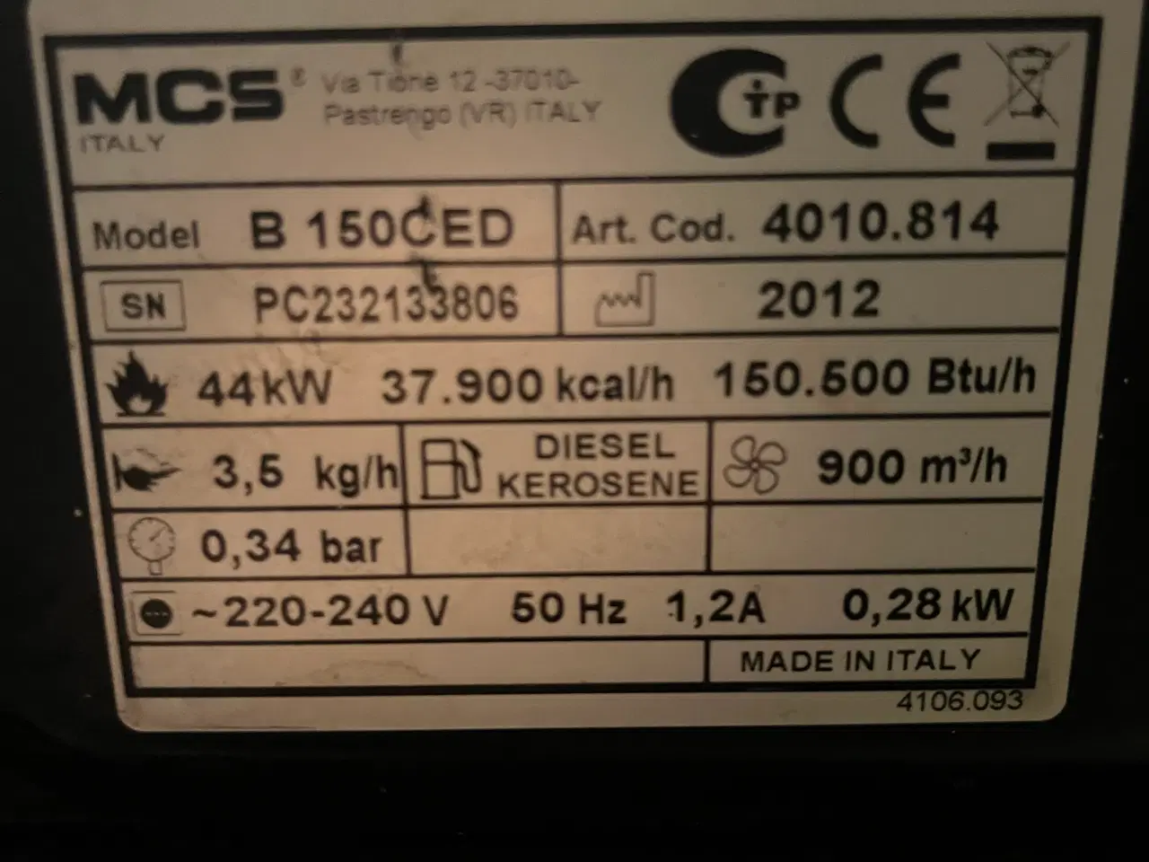 Billede 4 - Varmekanon sælges….