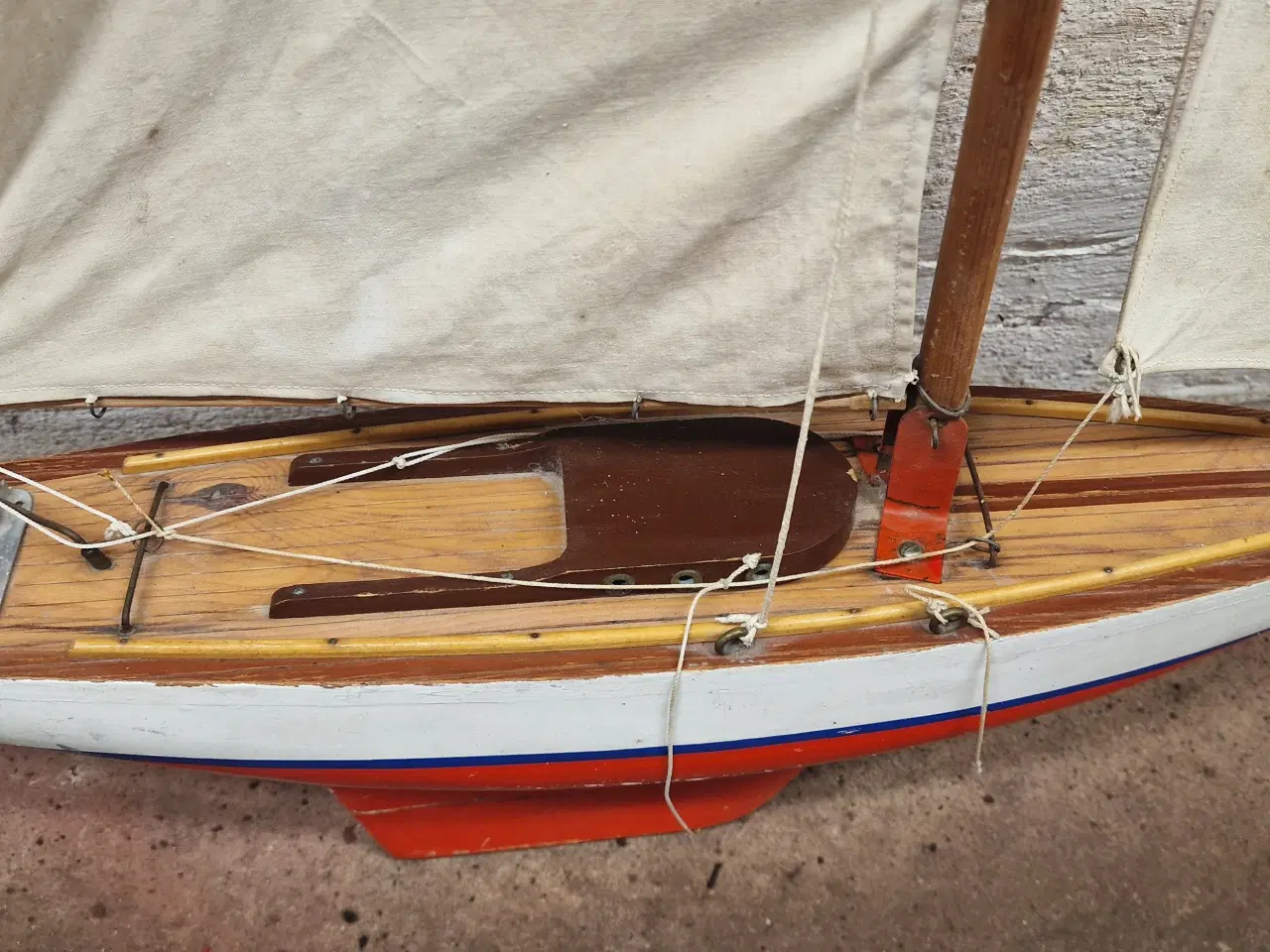 Billede 3 - Flot håndbygget modelsejlskib