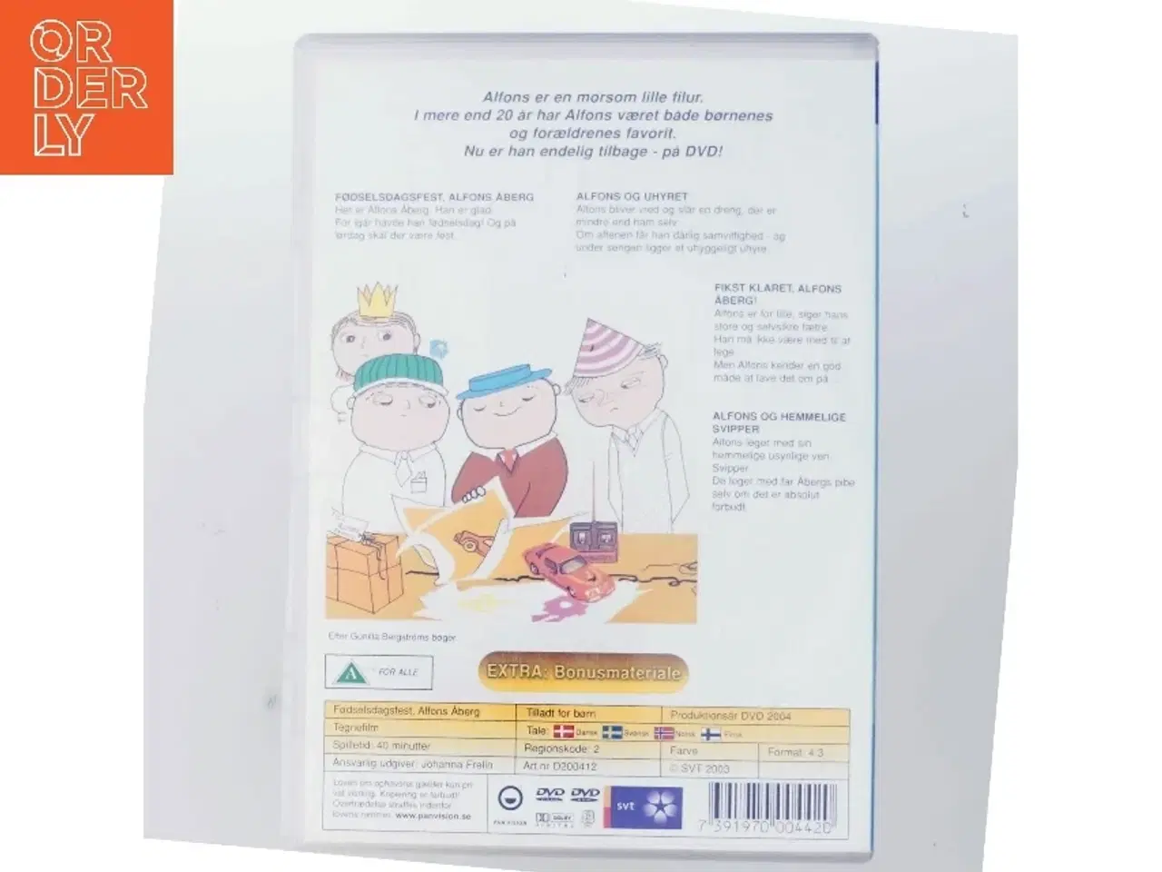 Billede 3 - Fødselsdagsfest, Alfons Åberg (DVD) med Thomas Vinding (DVD)