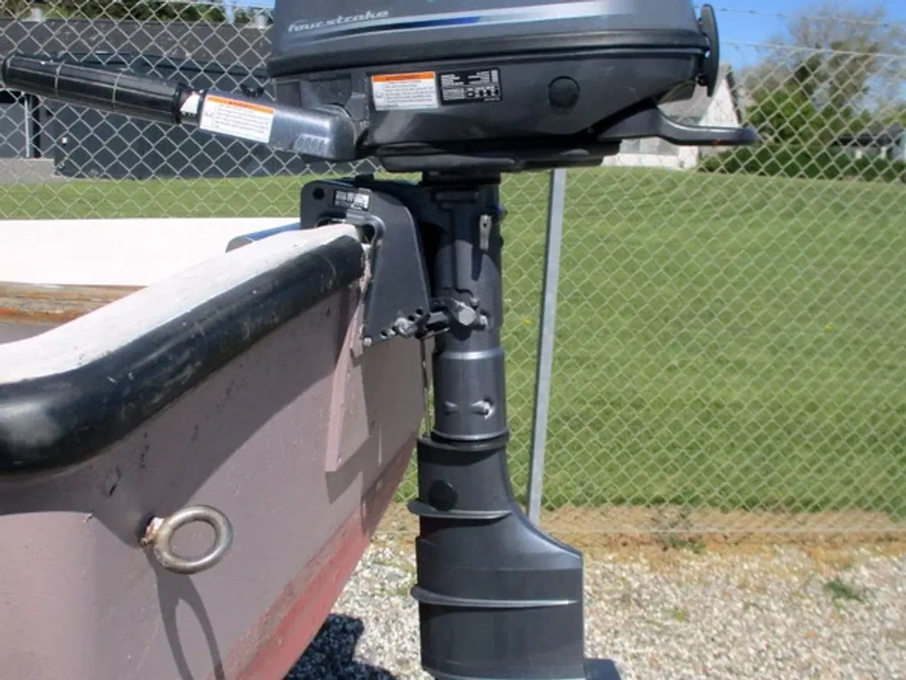Billede 7 - rednings jolle 14" med 4 hk og ny trailer