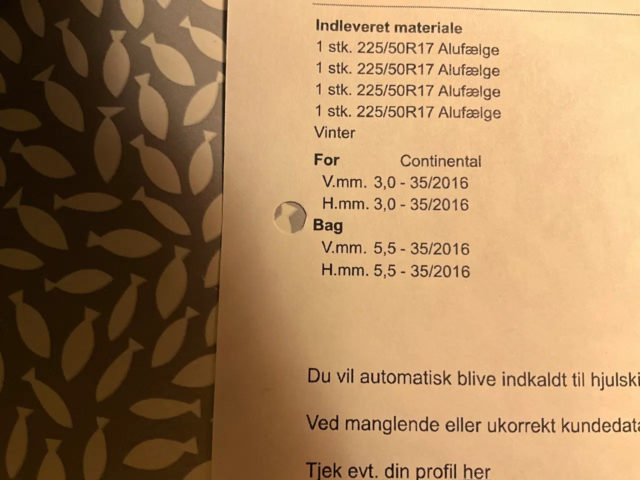 Billede 4 - Vinterdæk m/alufælge