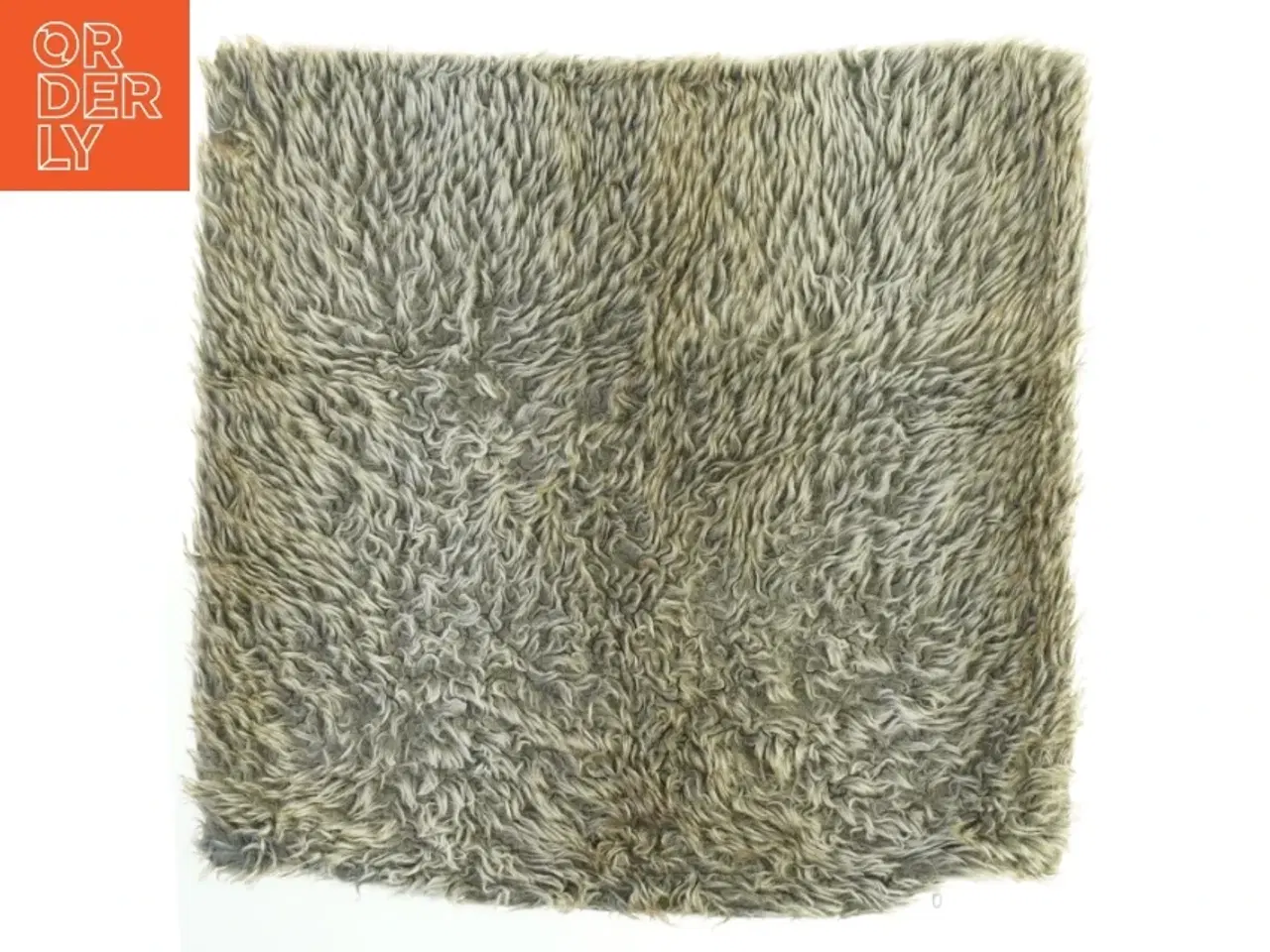 Billede 1 - Pudebetræk med pels (str. 46x46 cm)