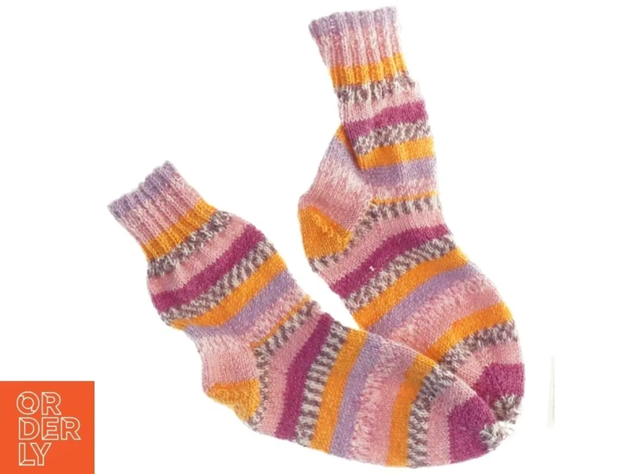 Billede 1 - Strikkede sokker (str. 29 x 8 cm)