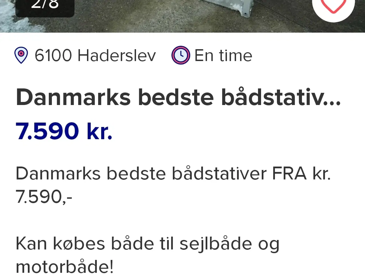 Billede 3 - Bådstativ 