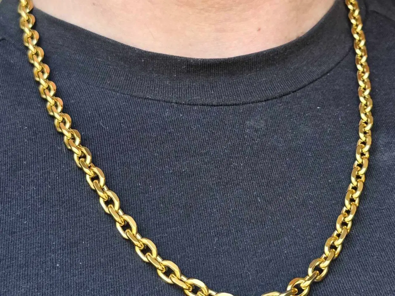 Billede 1 - 6mm ankerkæde med kasselås 