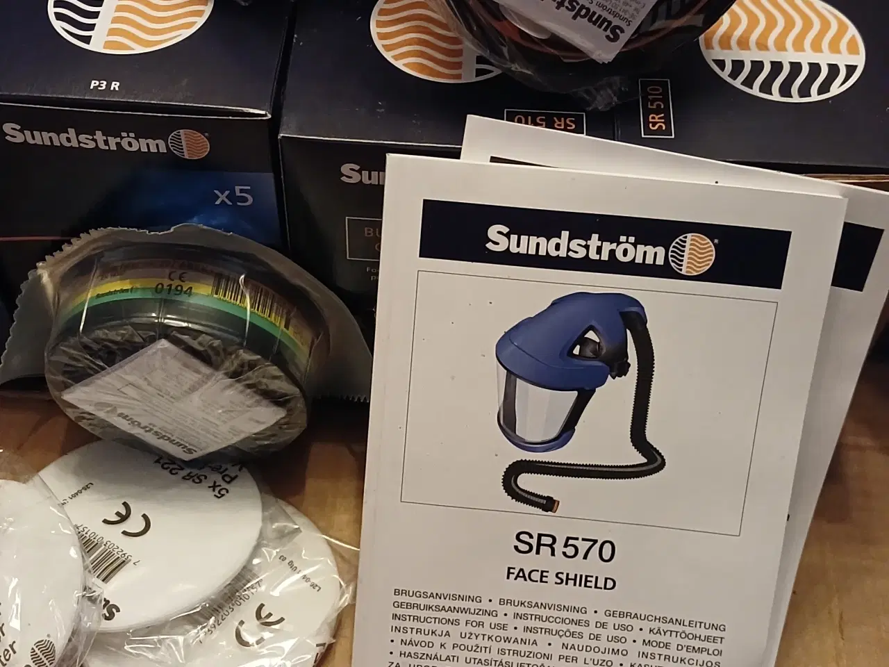 Billede 4 - Åndedrætsværn med visier og motor