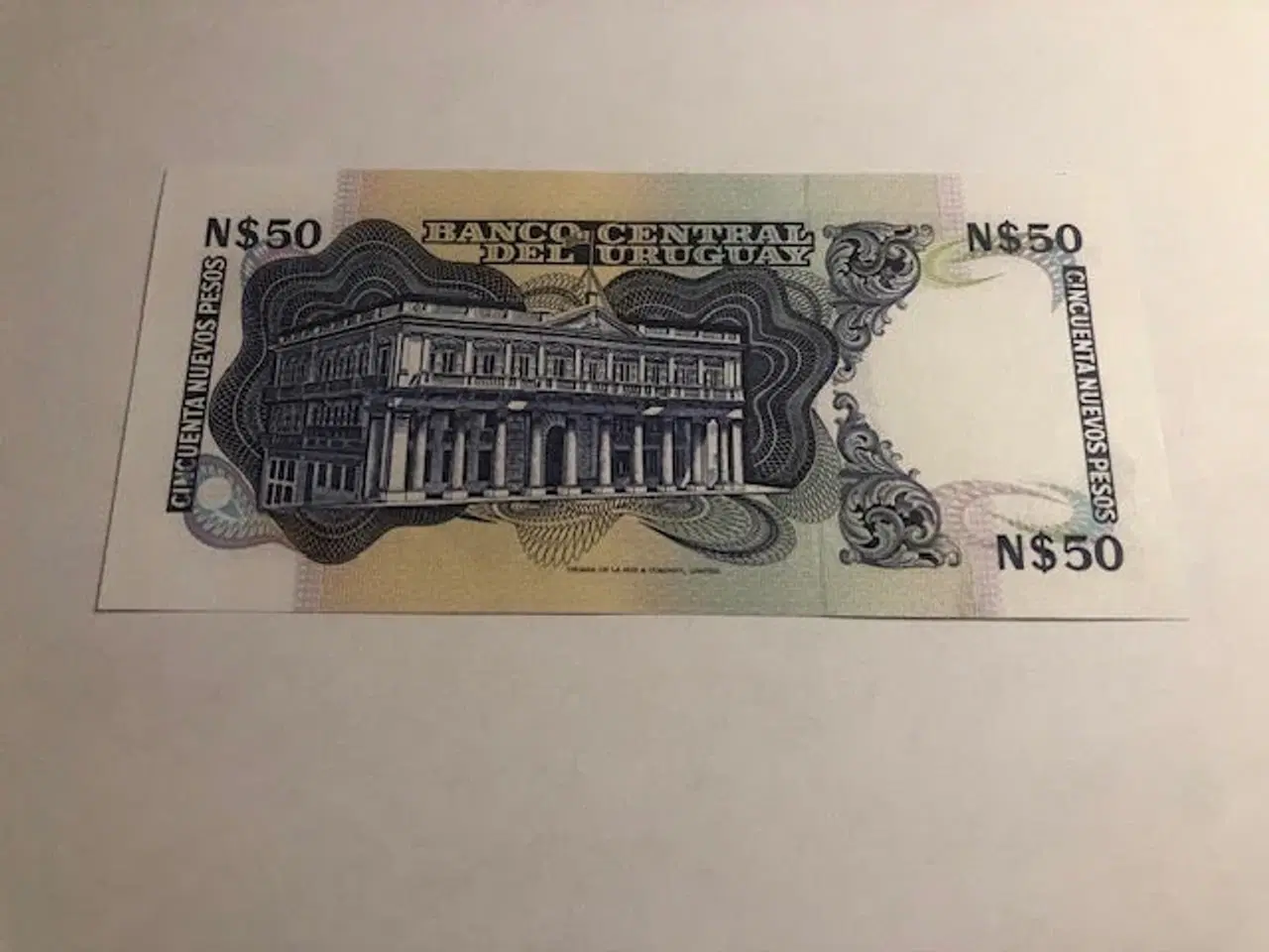 Billede 2 - 50 Nuevos pesos Uruguay