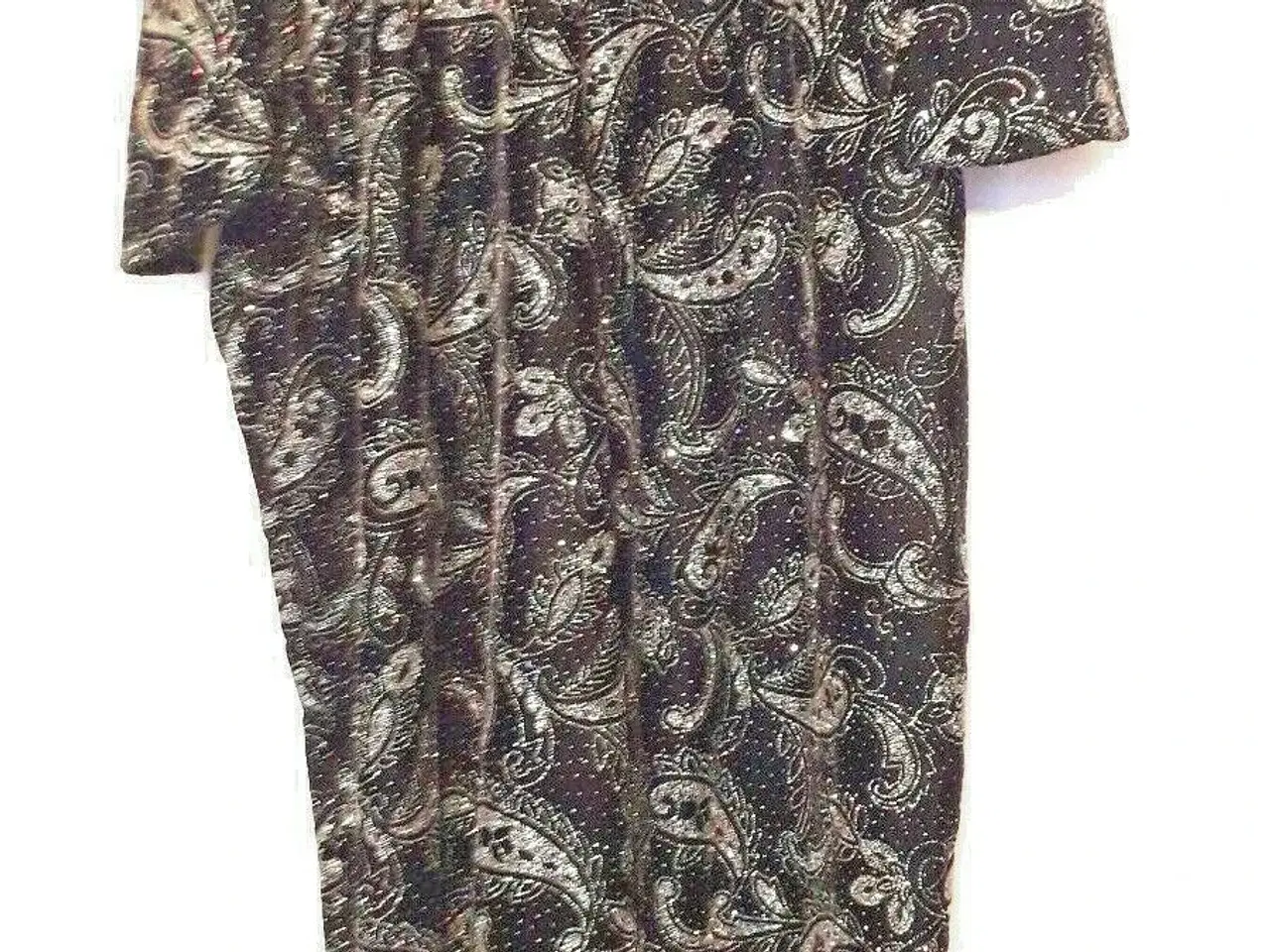 Billede 1 - Fest kjole med skønt paisley mønster./ Str: 48/50