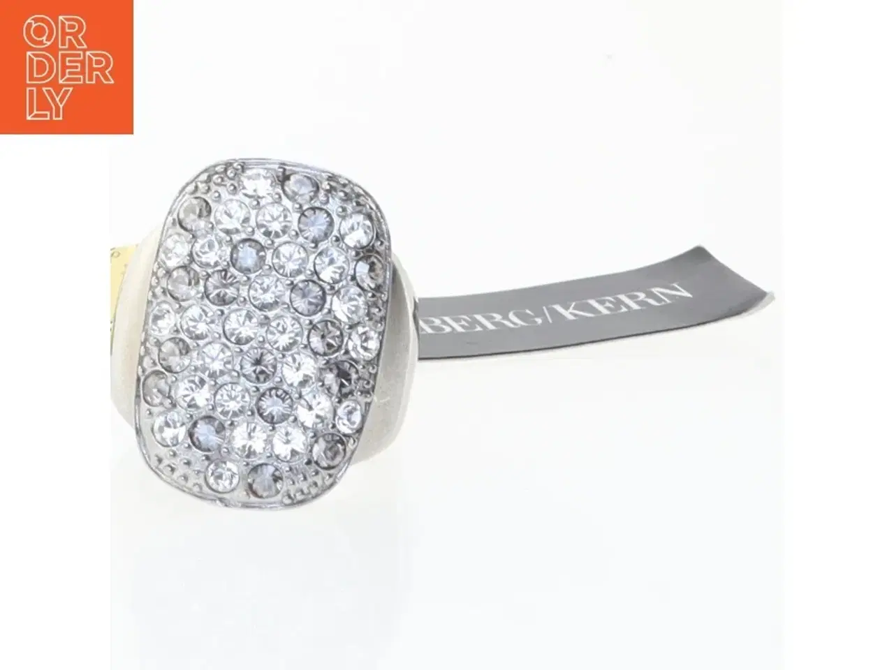 Billede 4 - Sølvring med krystaller fra Dyrberg Kern (str. 51 mm)