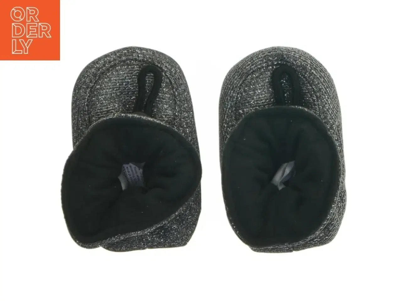 Billede 1 - Babysko i glitterstof (str. 13 cm)