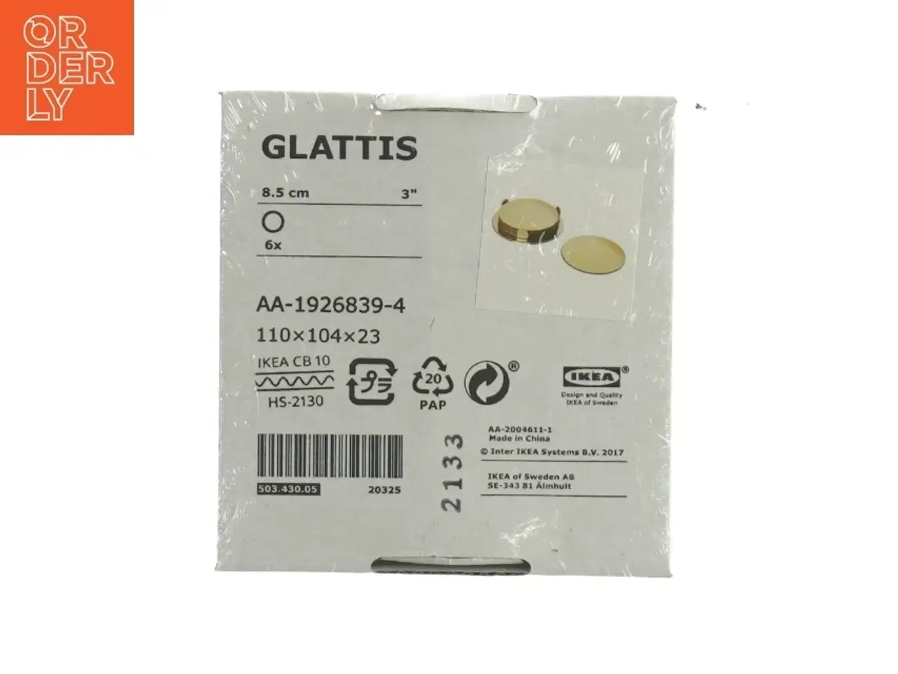 Billede 1 - Glattis coasters fra Ikea (str. 8,5 cm)