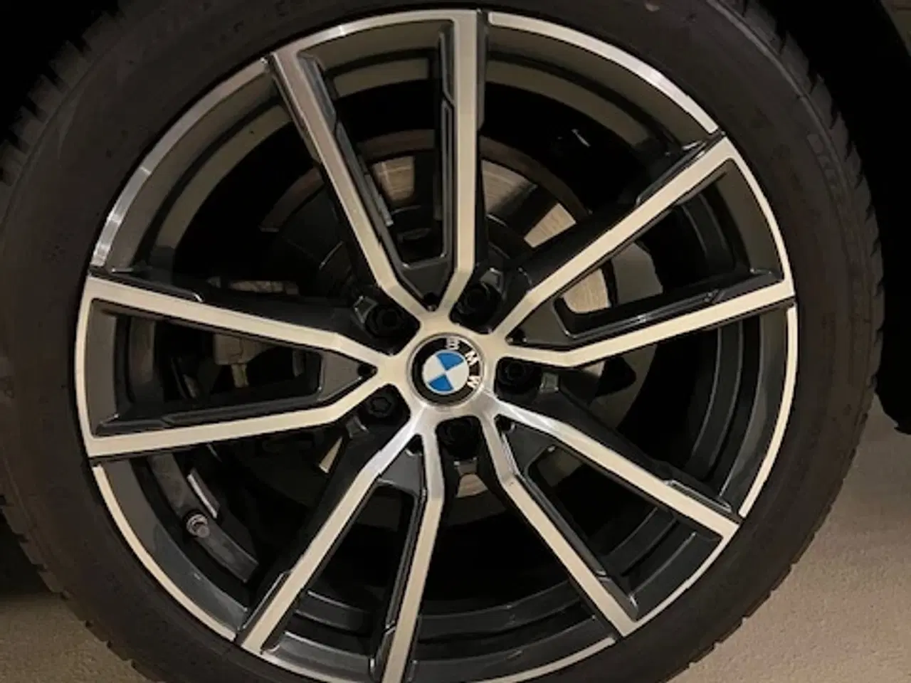 Billede 6 - 4 stk BMW Alufælge med bridgestone vinterdæk