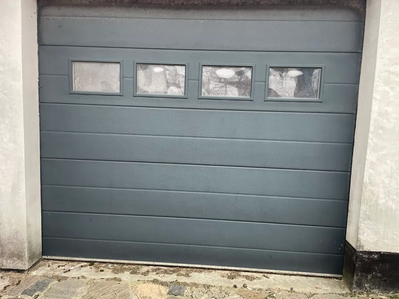 Billede 1 - Ledhejseport antracitgrå 