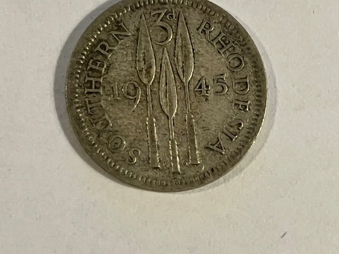 Billede 1 - Southern Rhodesia 3 Pence 1945