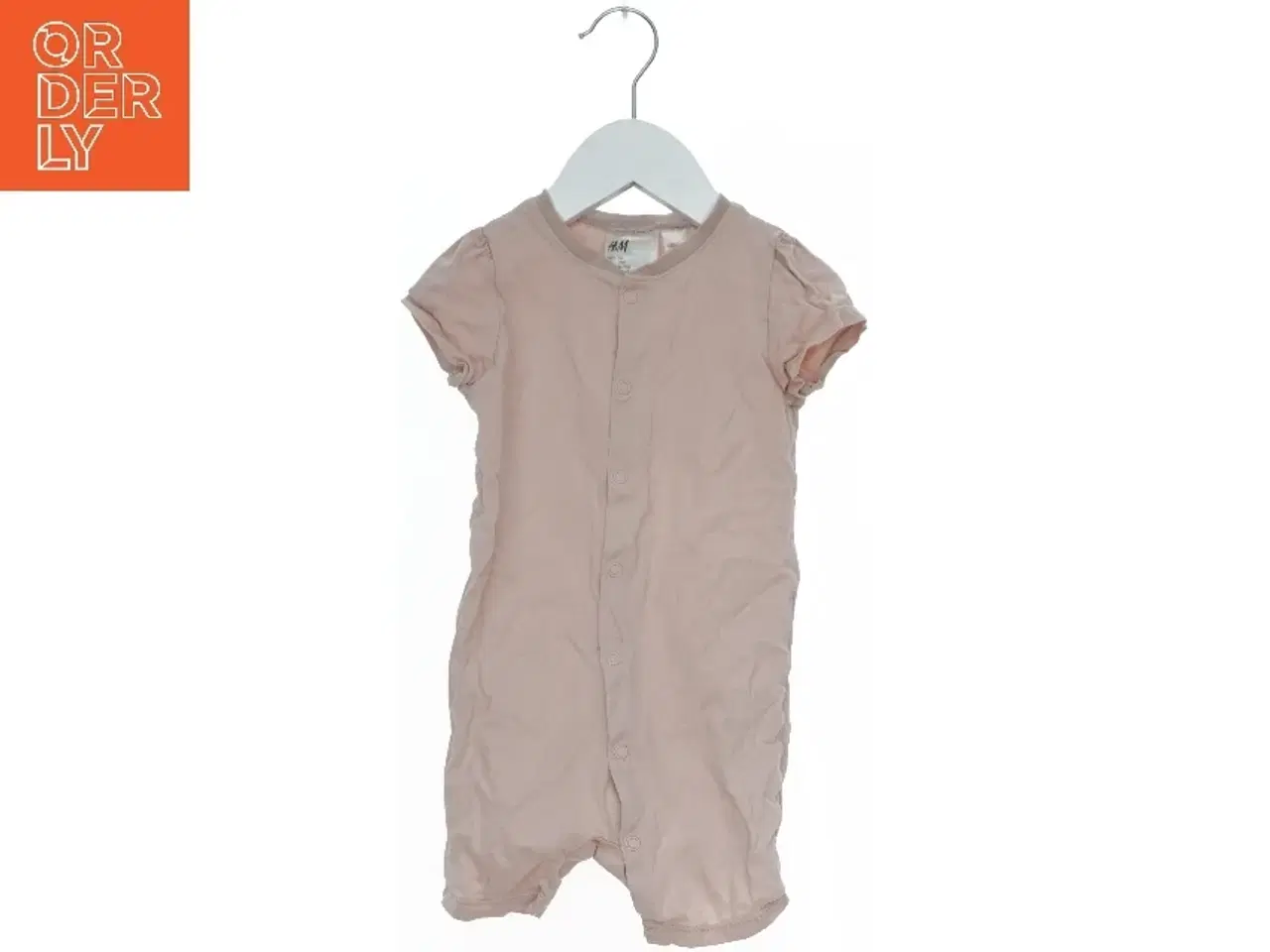 Billede 1 - Rosa heldragt med korte ærmer fra H&M (str. 86)