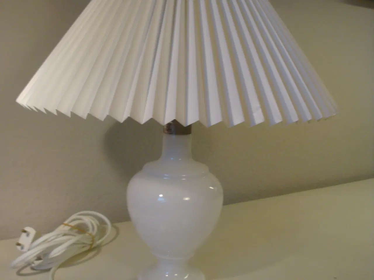 Billede 1 - Holmegaard bordlampe med Le Klint skærm