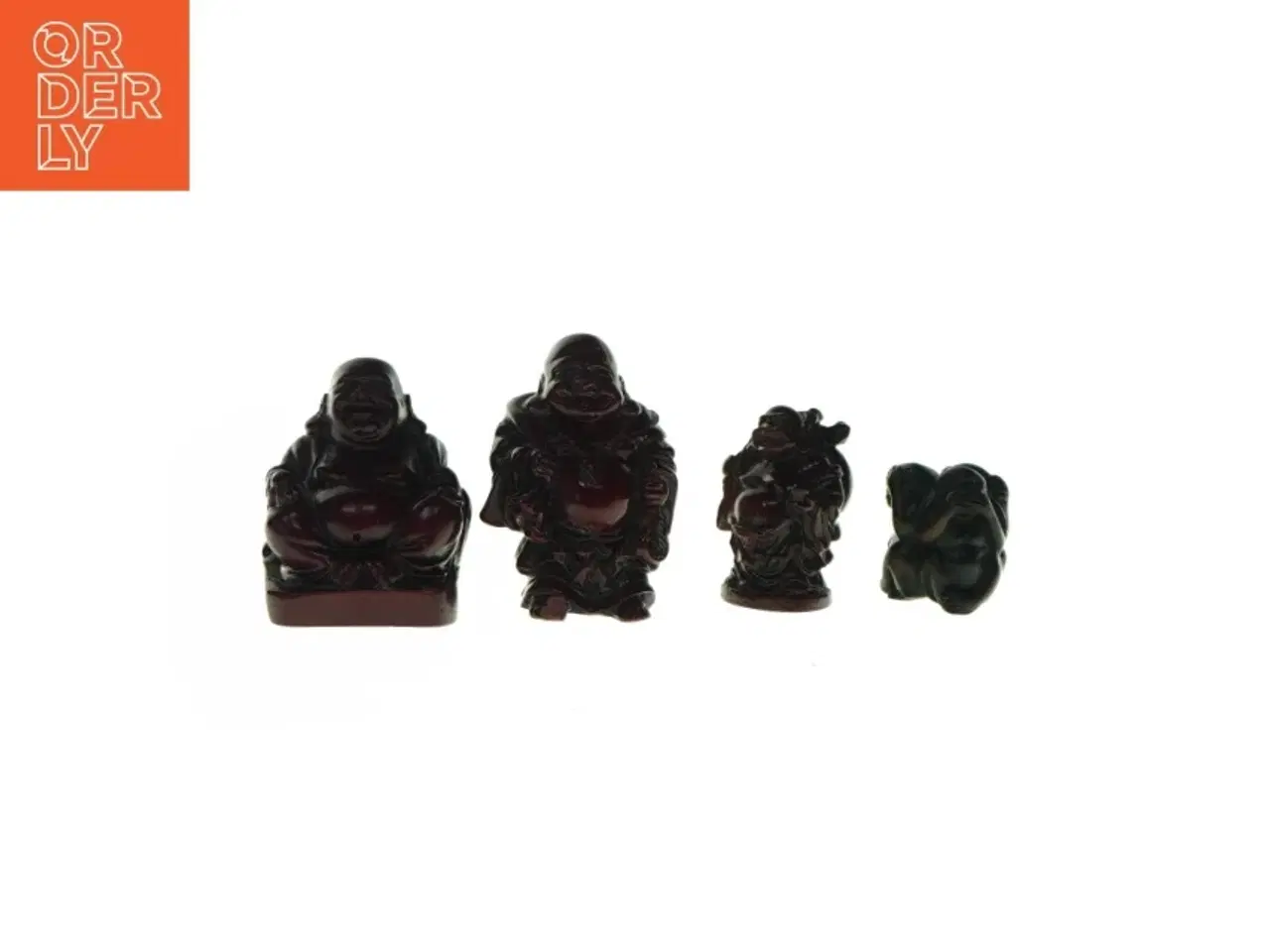 Billede 1 - Dekorative figurer 4 stk.  (str. 6 x 6x8-4x4x4 CM)