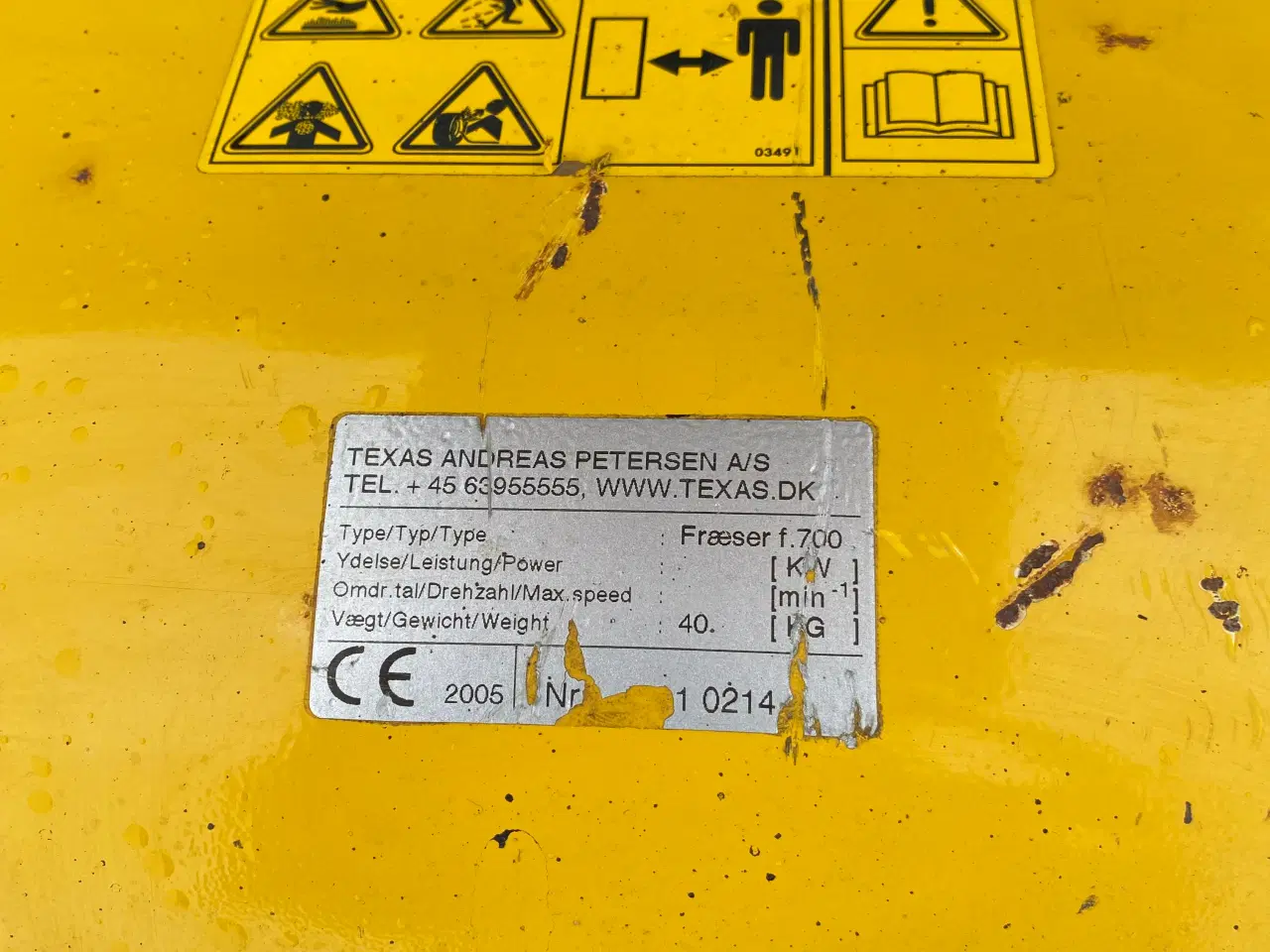 Billede 5 - Texas Pro-Trac fræser, TD 900E, 9 hk. diesel
