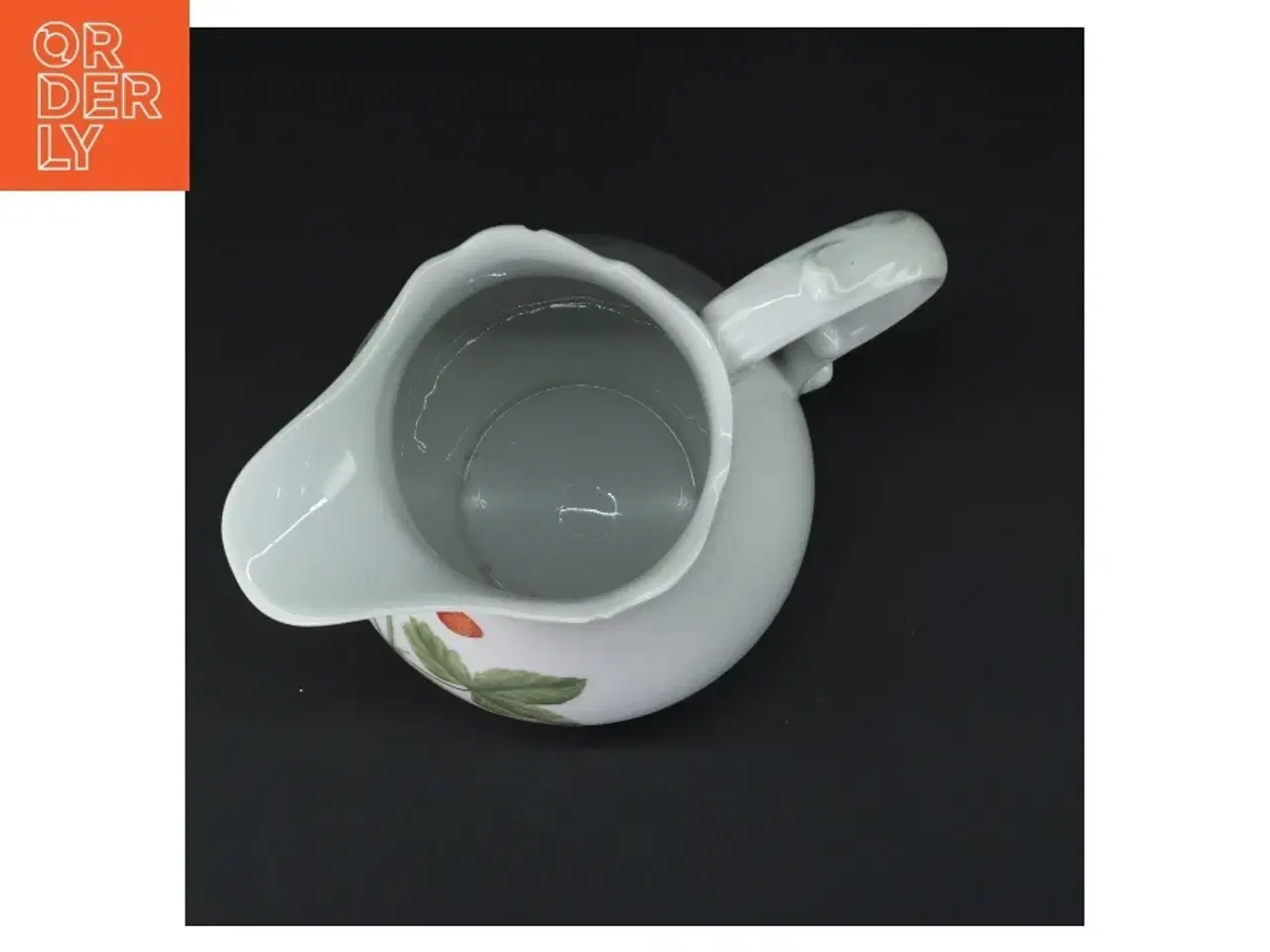 Billede 4 - Porcelænskande med jordbærmotiver fra KPM (str. 20 cm)