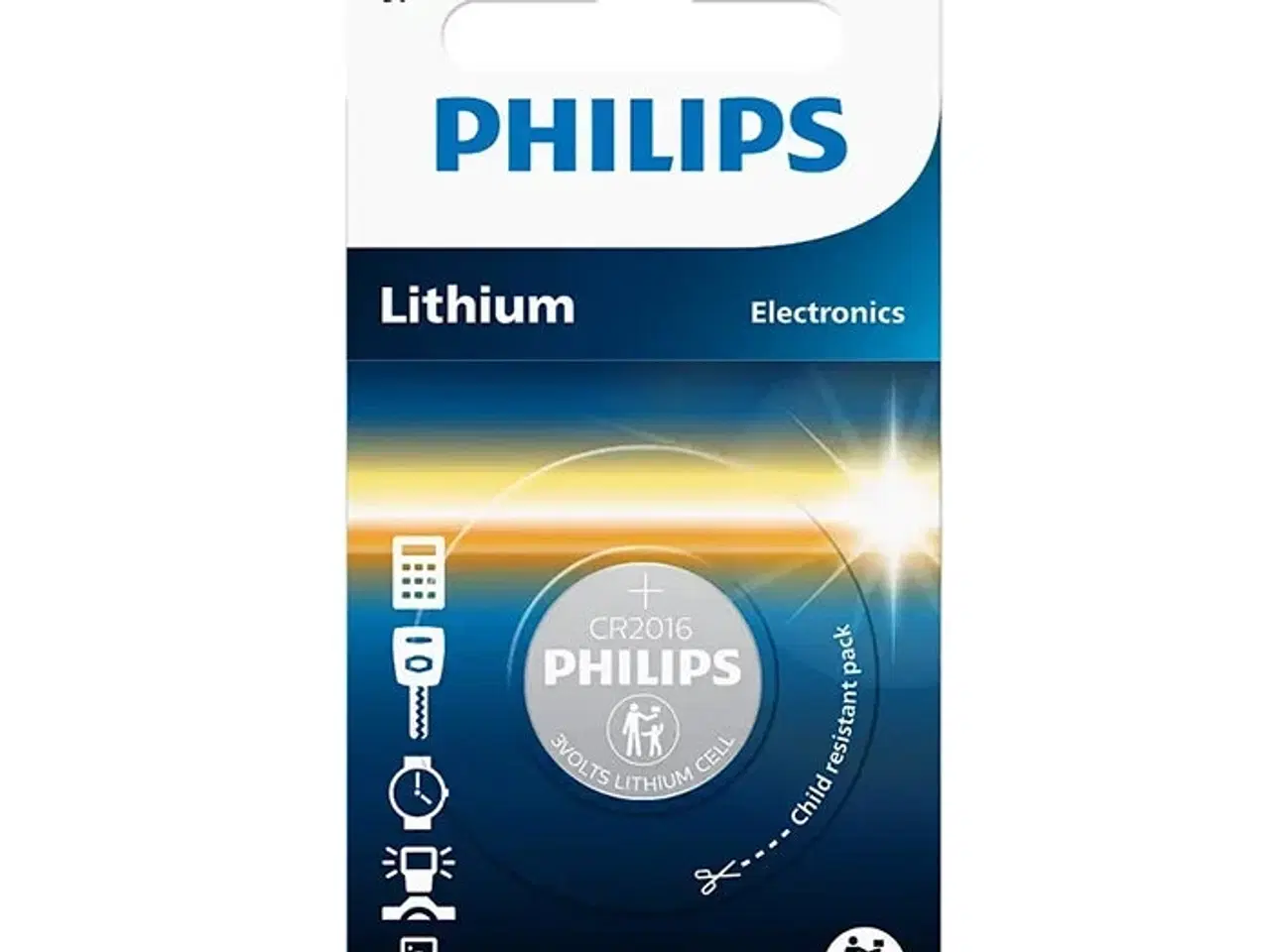 Billede 1 - Philips CR2016 Knapcelle batteri 3V