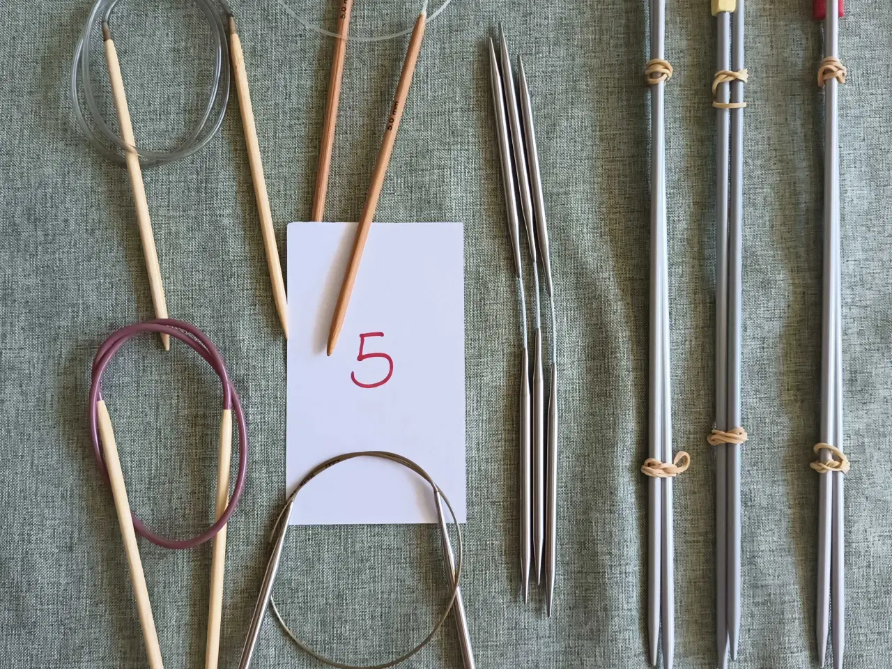 Billede 7 - Strikkepinde, rundpinde, strømpepinde og tilbehør