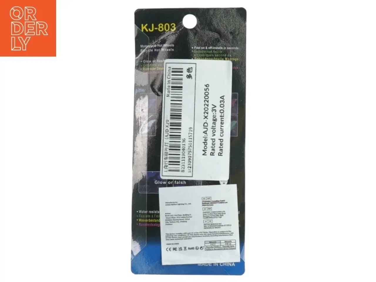 Billede 2 - LED lys til cykelhjul (str. 13 cm)