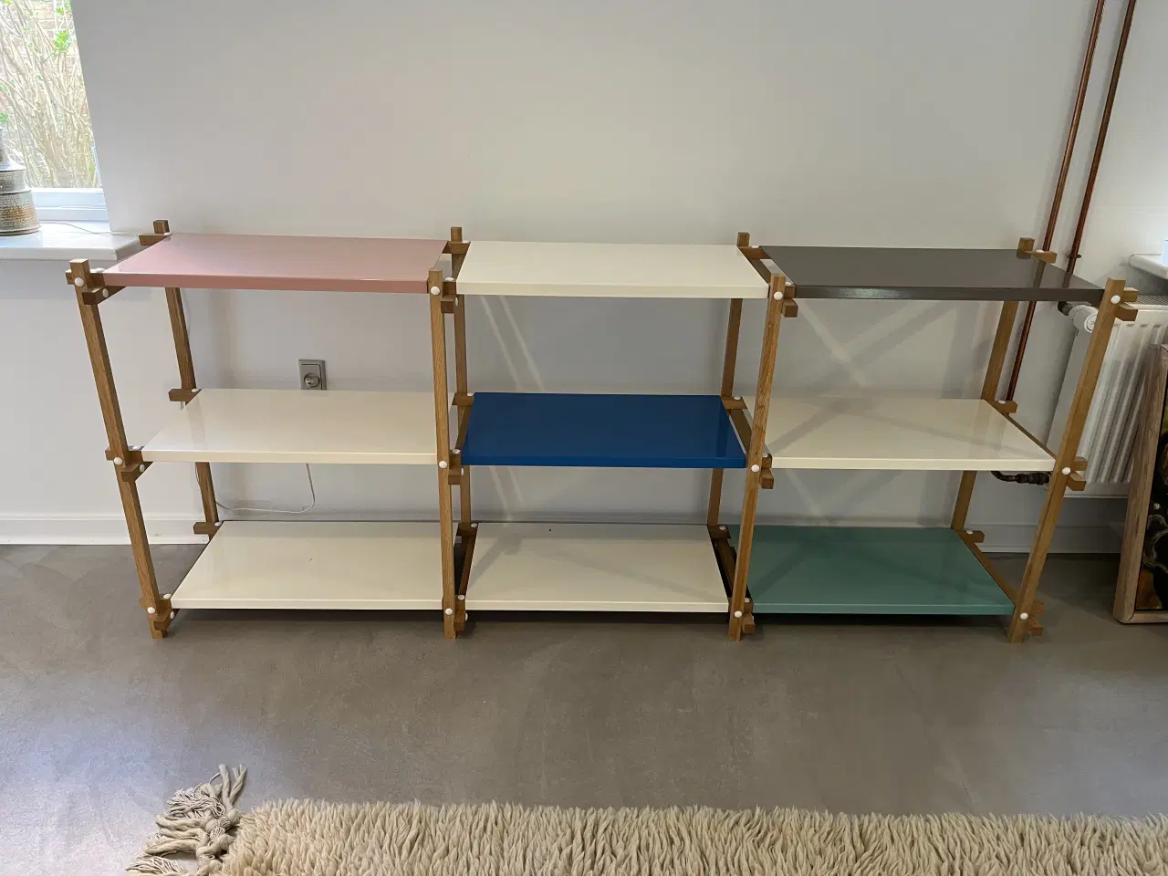 Billede 1 - HAY Woody Shelving Soaped Oak Frame Unit