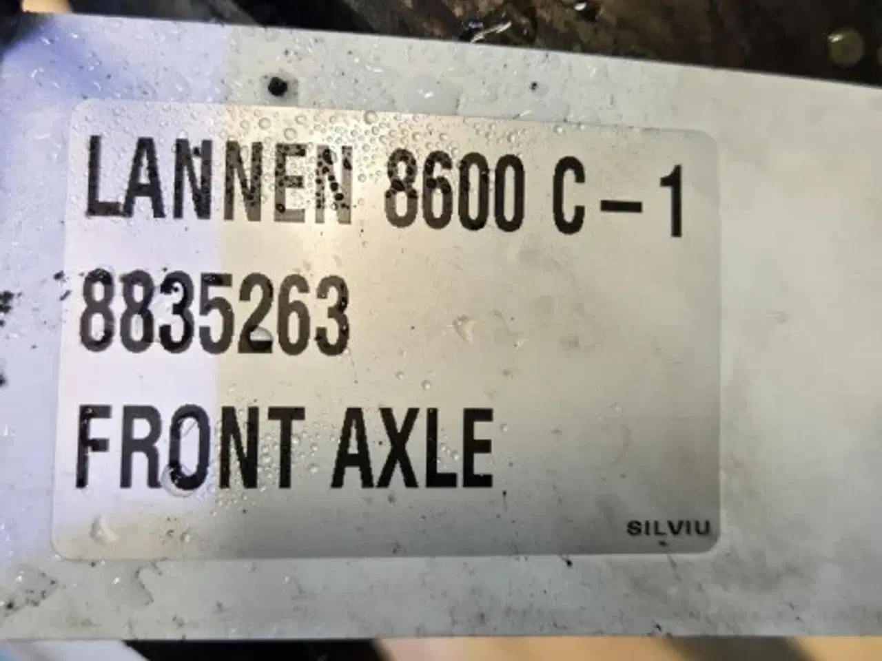 Billede 22 - Lannen 8600C Foraksel 8835263