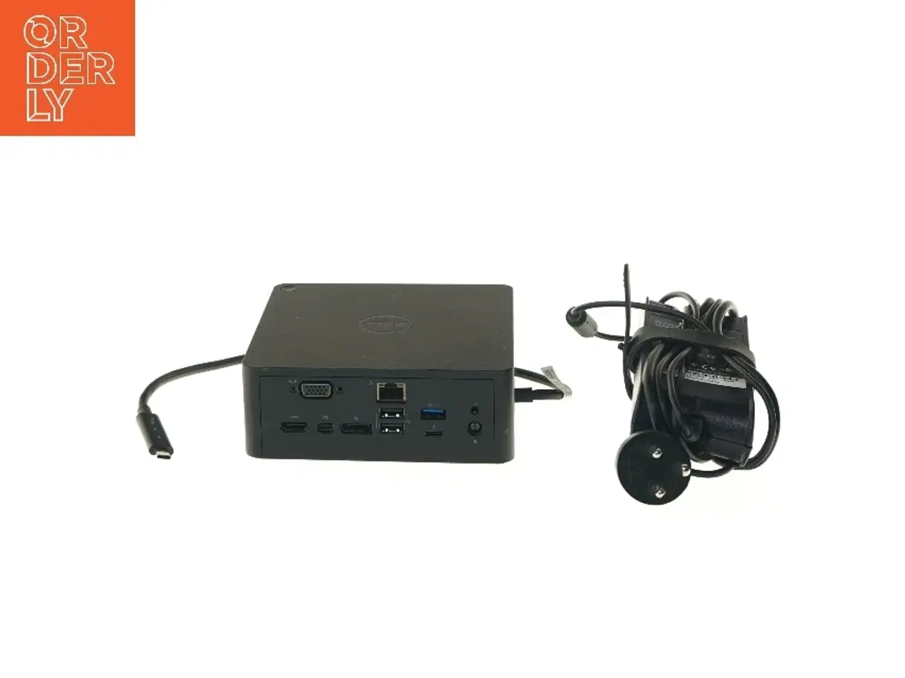 Billede 2 - Dell dockingstation med strømadapter fra Dell (str. 14,5x14,5 cm)