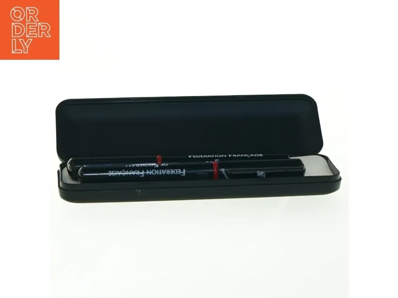 Billede 4 - Pen-etui med kuglepenne (str. 17x5x2,5 cm)