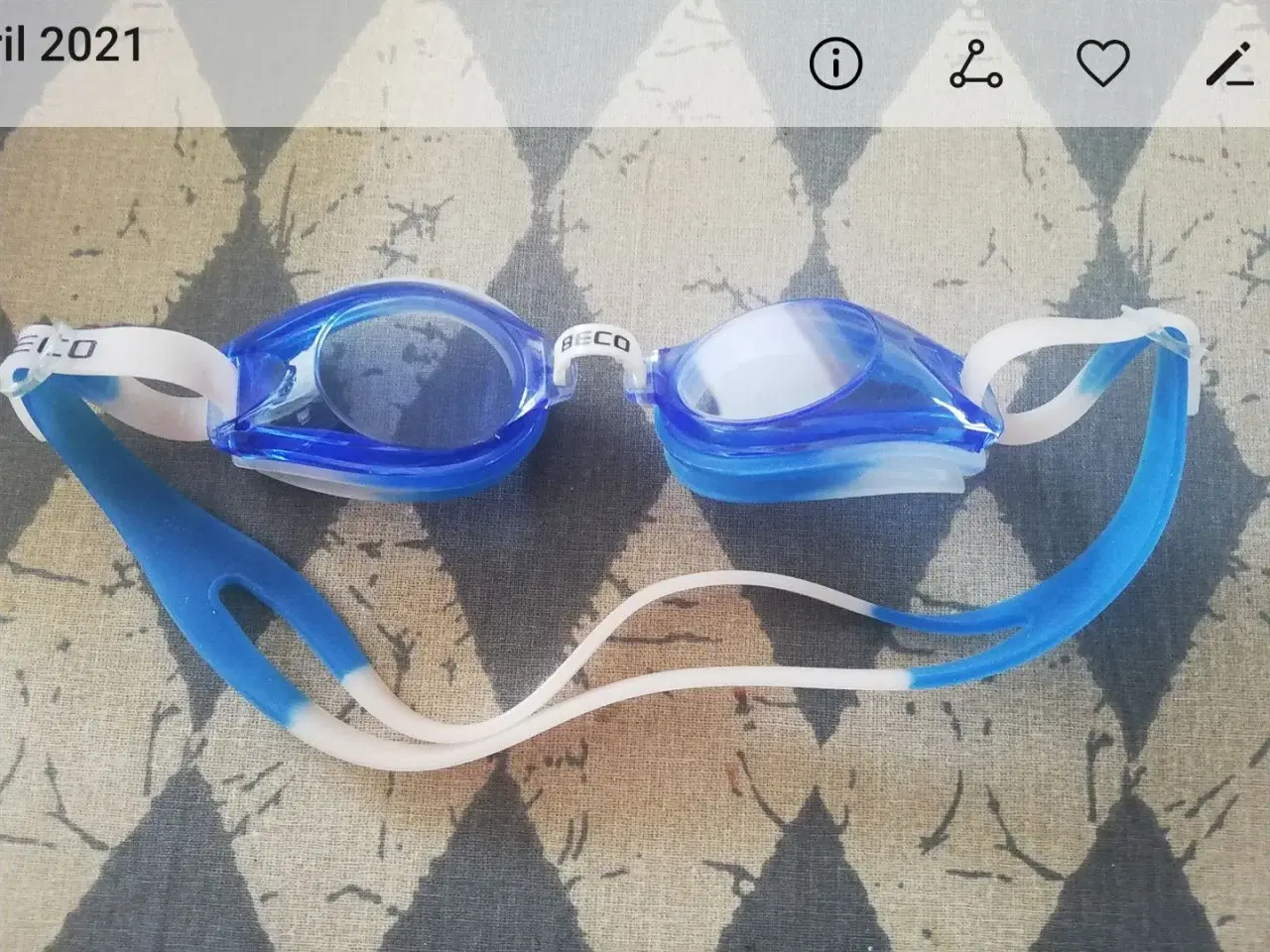 Billede 2 - Speedo badedragt+dykkebriller
