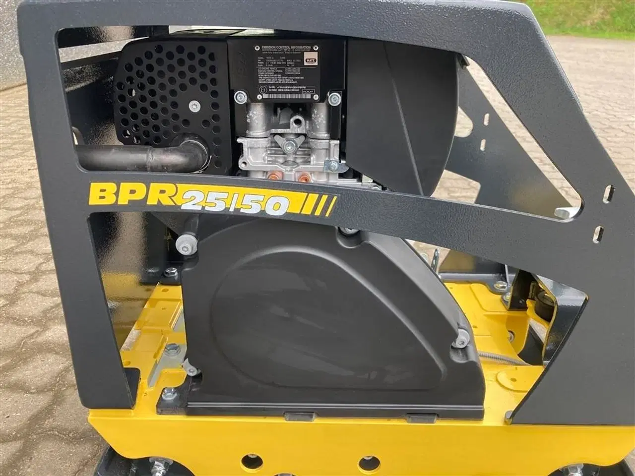 Billede 6 - Bomag BPR 25/50 D Regulering af vibrator og motoromdrejninger fra håndtag