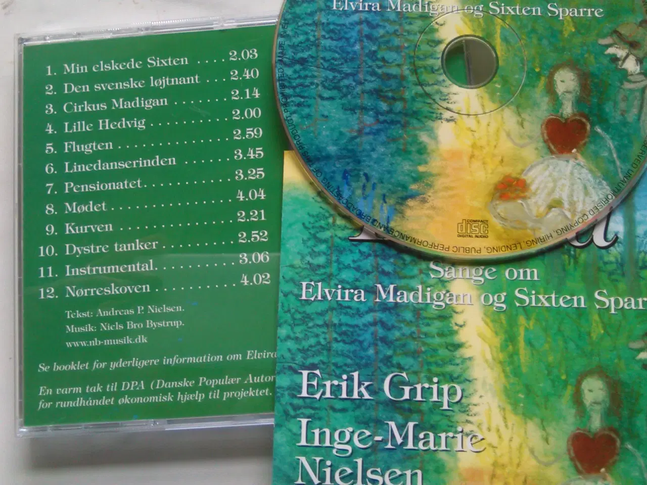 Billede 2 - ERIK GRIP & INGE-MARIE NIELSEN: ELVIRA MADIGAN OG