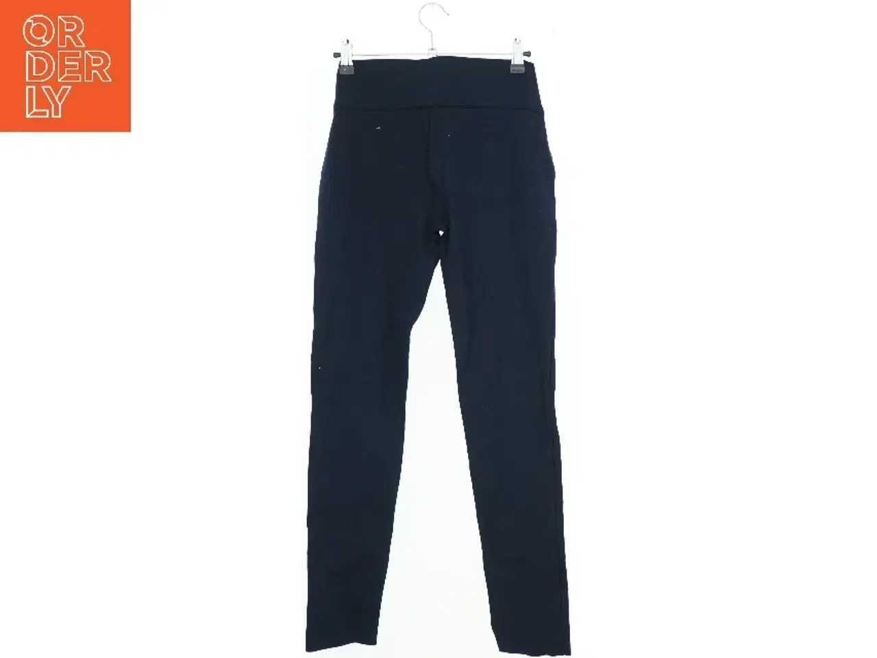 Billede 2 - Mørkeblå leggings med lynlåse fra Zara (str. M)