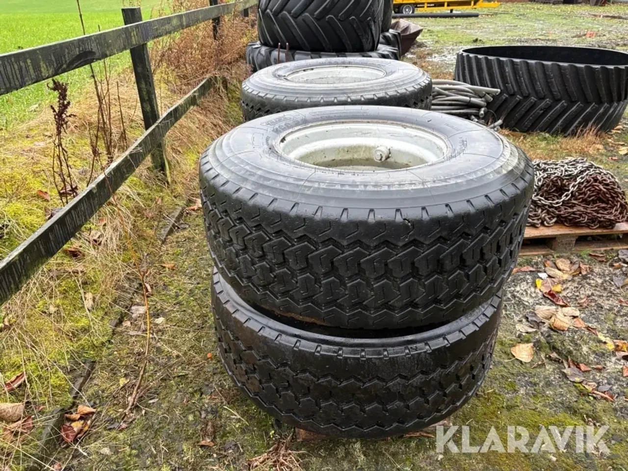 Billede 2 - Dæk til landbrugsvogn Windpower WCG28 - 4 stk