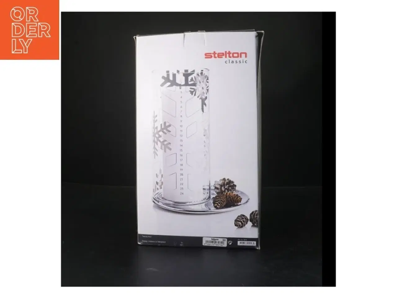 Billede 1 - Adventskalender lysestage fra Stelton (str. Ø. 17 cm. og. ø. 10 cm. længde. 23 cm)