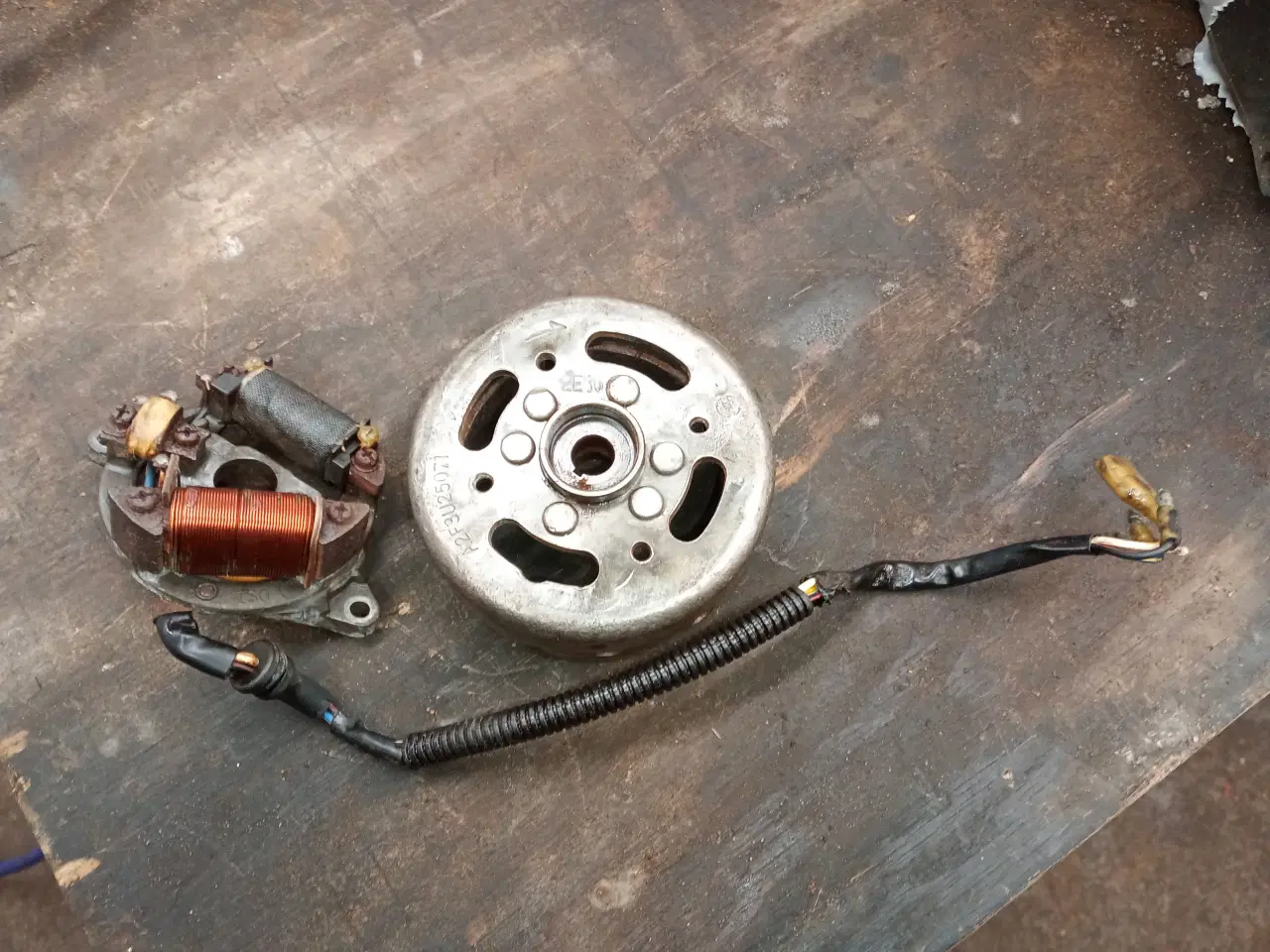 Billede 1 - Original stator og svinghjul til pgo comet sælges 