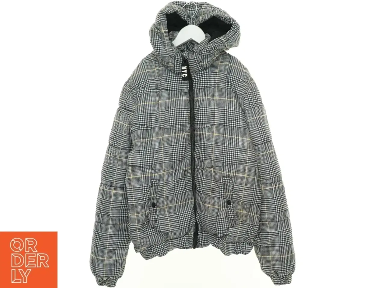 Billede 1 - Pepita Ternet jakke med hætte fra H&M (str. 170 cm)