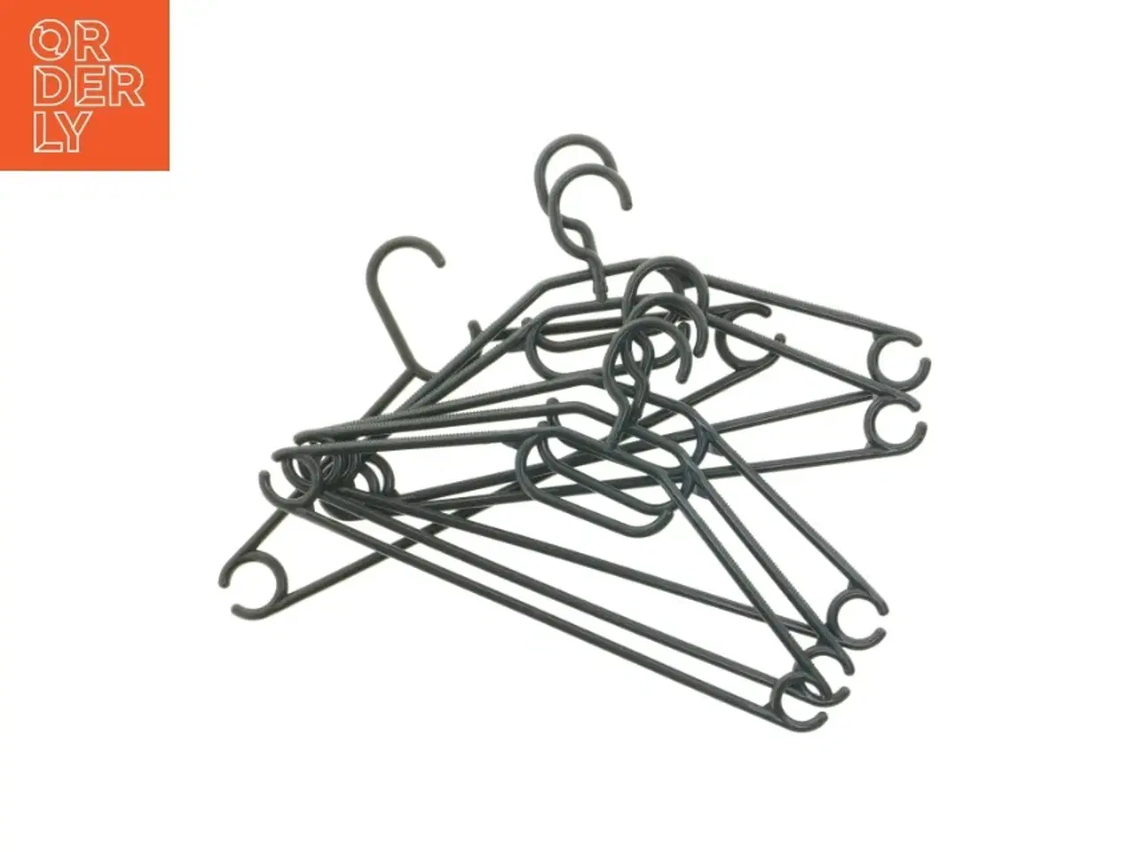 Billede 2 - Sorte plastikbøjler (str. 40 x 21 cm)