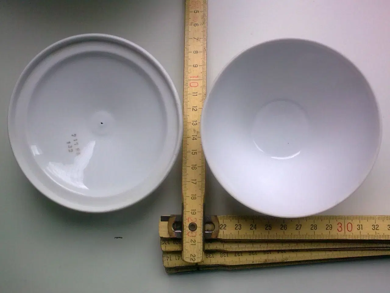 Billede 8 - Retro påske FÅR LAM hvid skål m guldkant