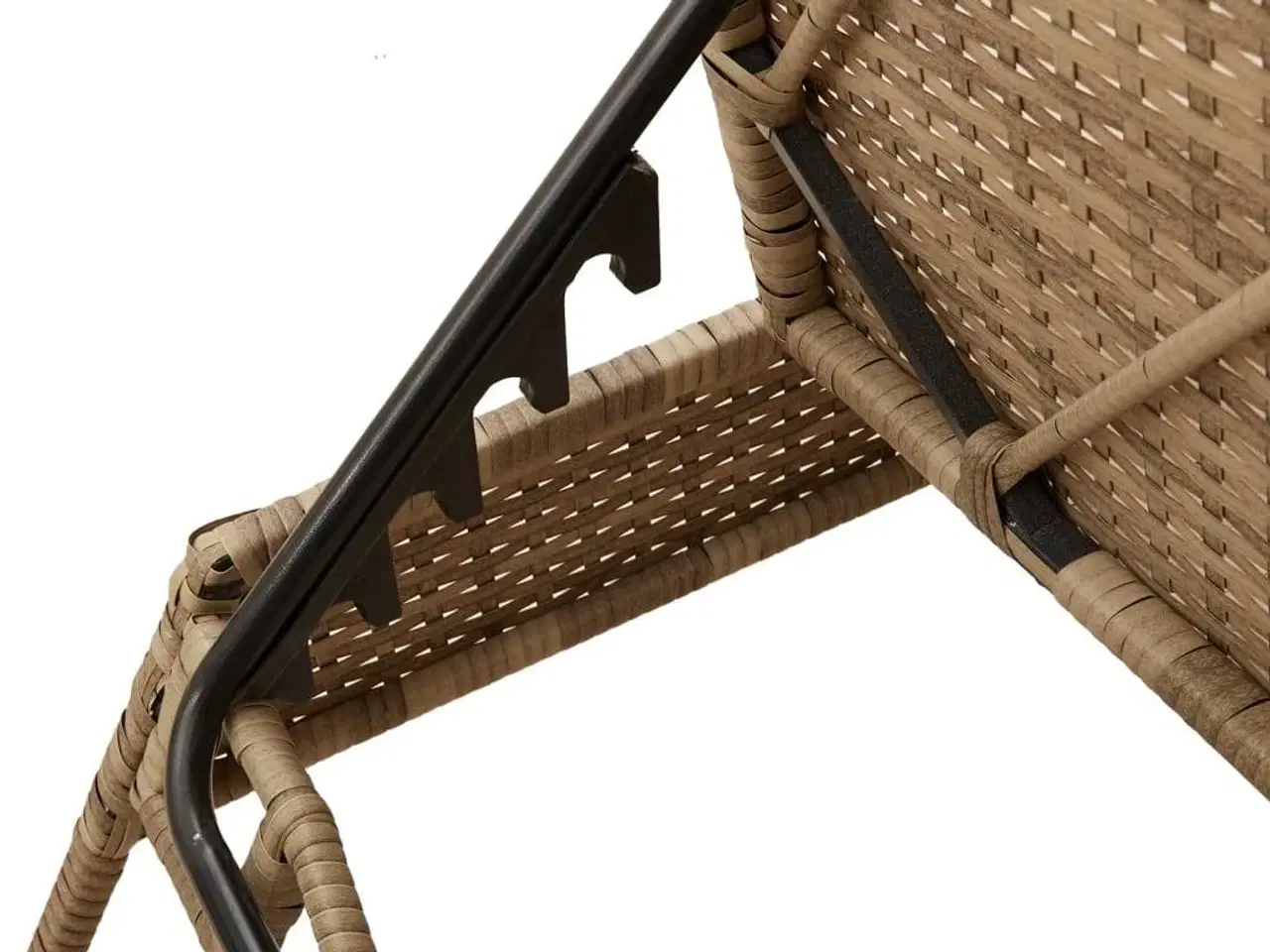 Billede 9 - Liggestol med hynde polyrattan beige