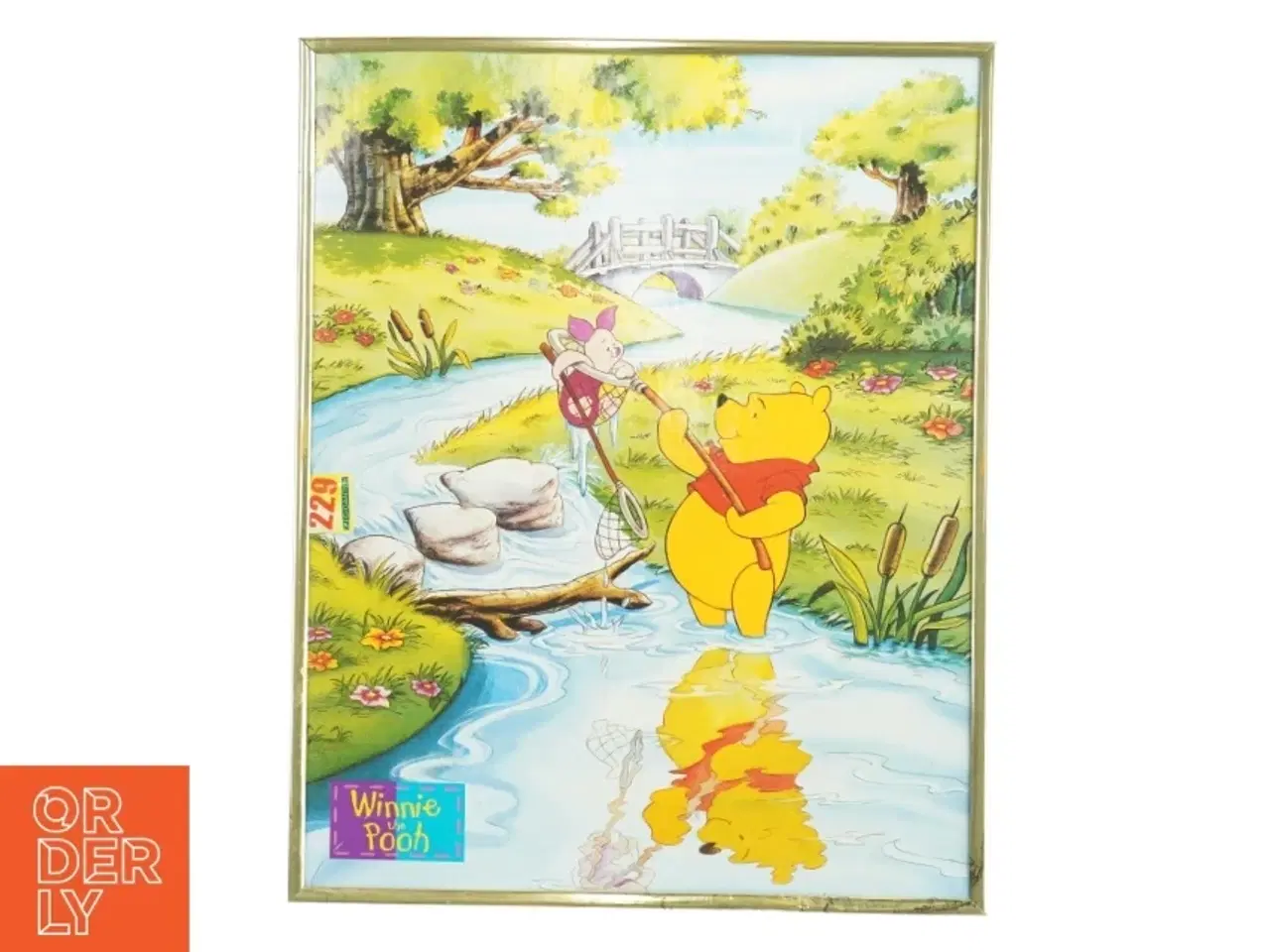 Billede 1 - Winnie the Pooh-plakat i ramme (str. 51 x 41 cm)