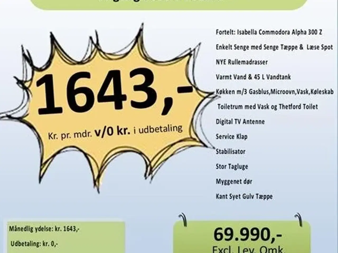 Billede 2 - Hobby EXCLUSIVE 540 UL-UF