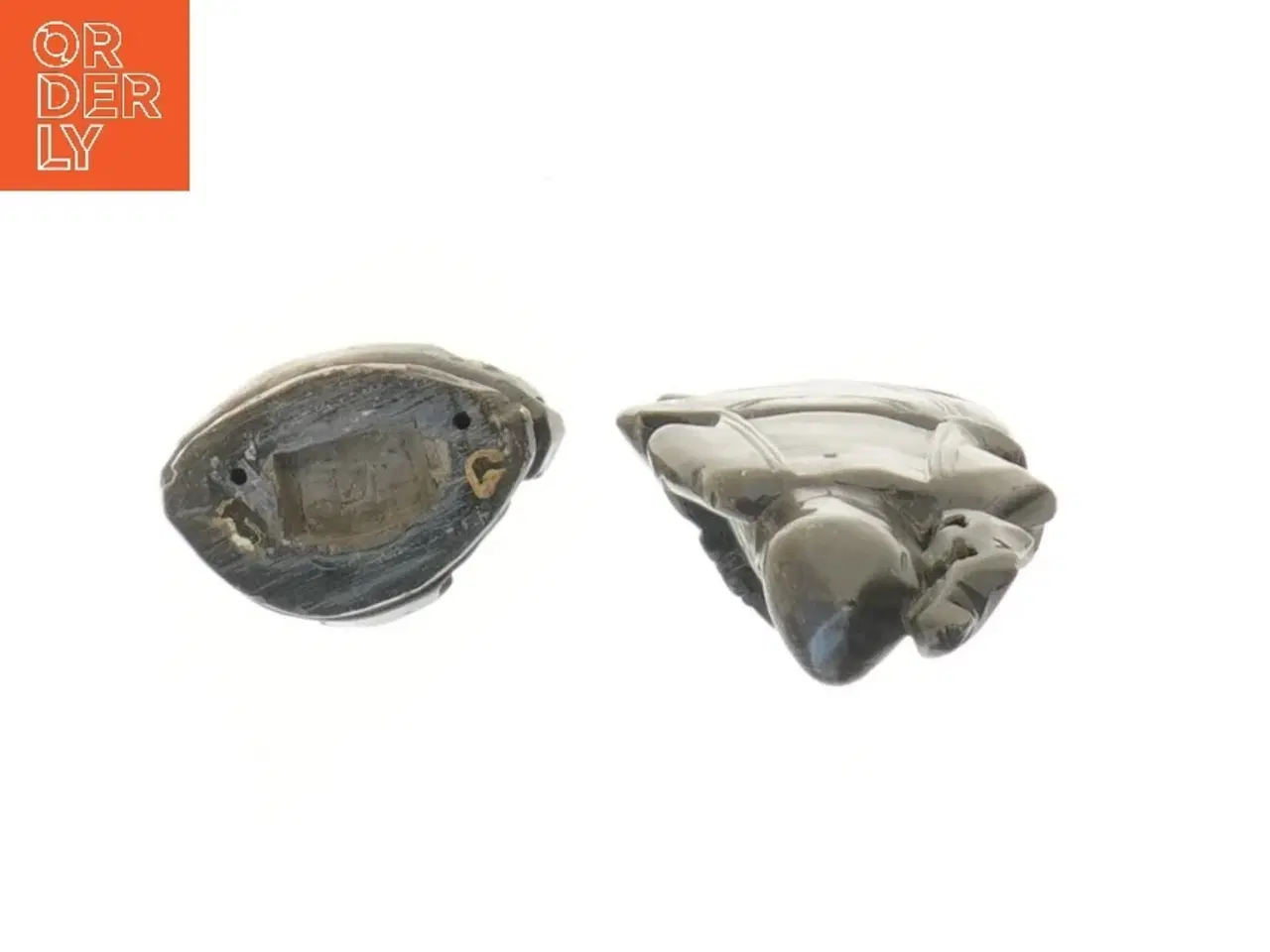 Billede 2 - Orientalsk figur i sten (str. 14 cm)