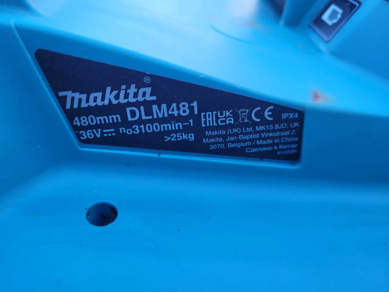 Billede 10 - Makita DLM481 batteri plæneklipper 