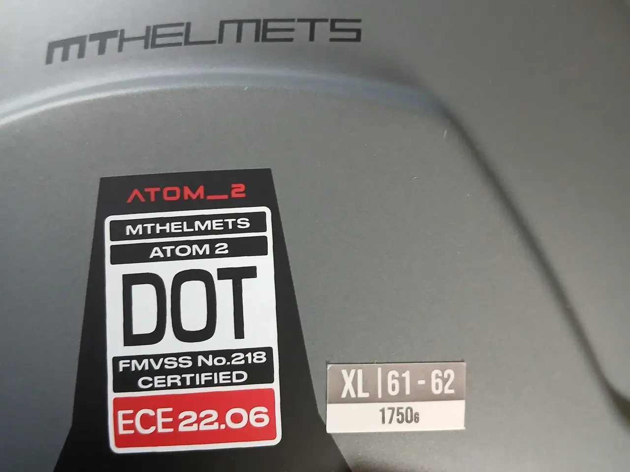 Billede 5 - Styrthjelm med solbrille