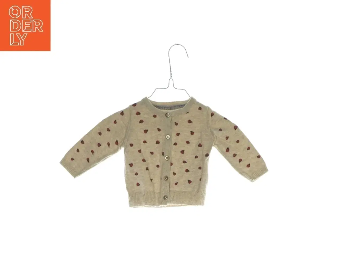 Billede 1 - Cardigan med mariehøner fra Primark (Str 56/62 cm)