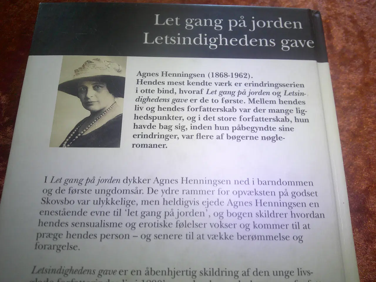 Billede 2 - Let gang på jorden Letsindighedens gave, 