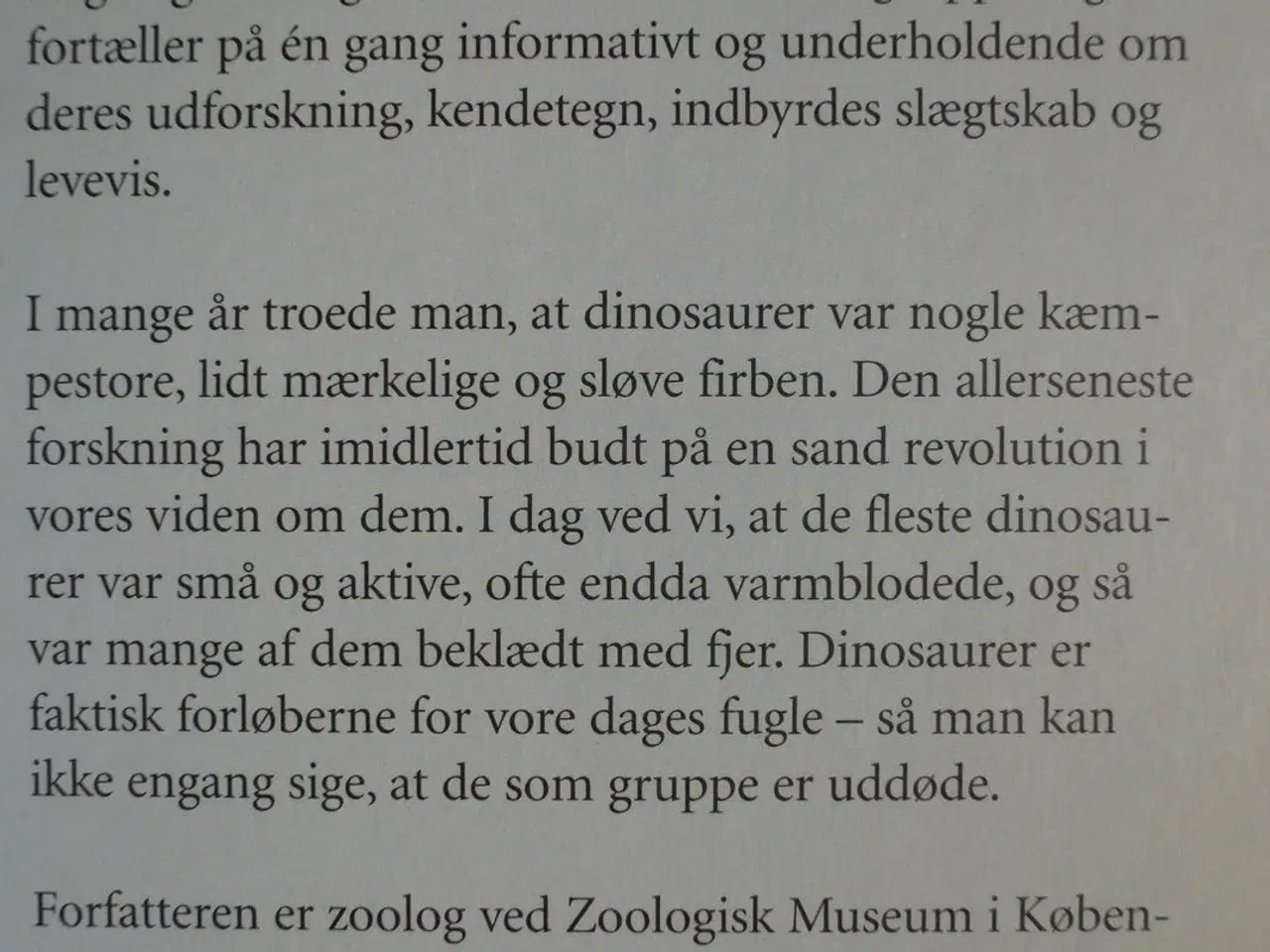 Billede 5 - dinosaurerne i nyt lys, af per christiansen, emne: