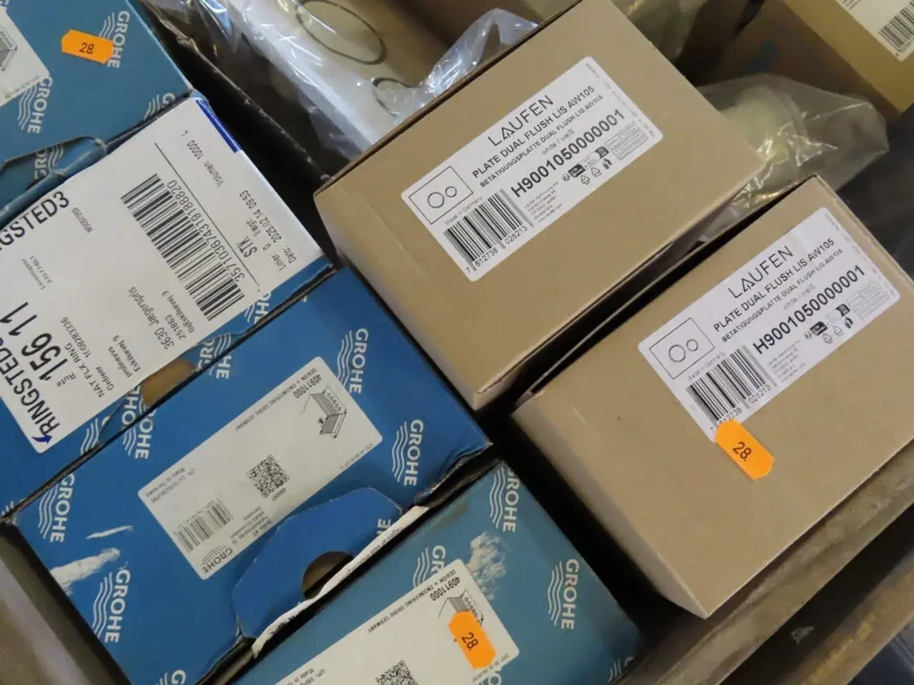 Billede 12 - Palle med trykplader til væghængte toiletter
